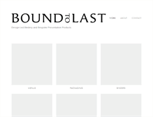 Tablet Screenshot of boundtolast.co.nz